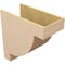 Ekena Millwork 12"W x 24"D x 24"H Classic Alpine Rough Cedar Woodgrain TimberThane Corbel, Primed Tan CORUR12X24X24ALPRCPR - alternate 6